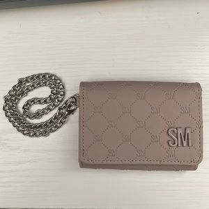 Steve Madden chain wristlet wallet
